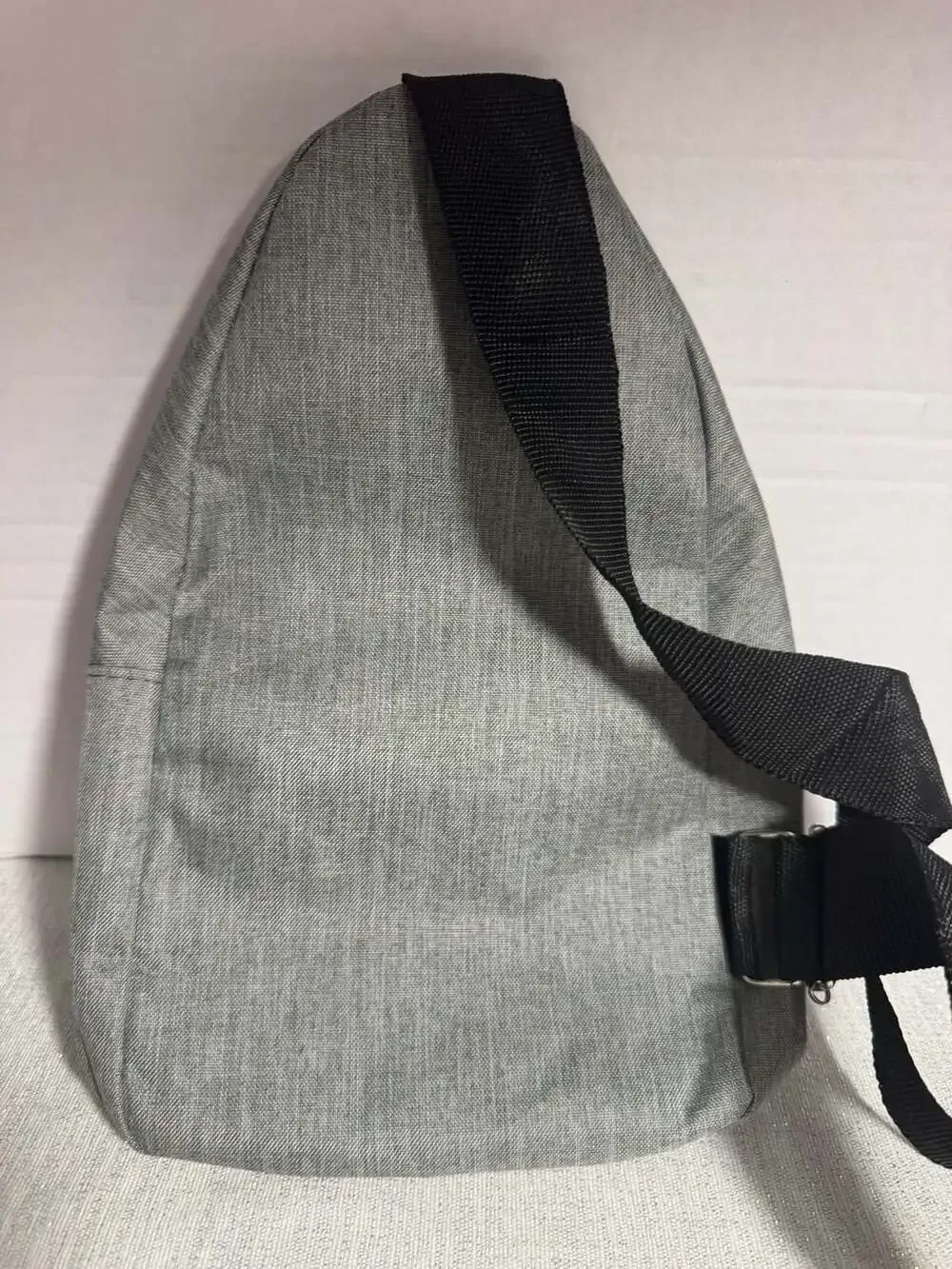 Fashion Instinct Gray Sling Crossbody Chest Bag with Earphone Hole